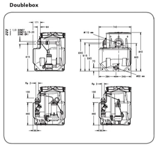Doublebox 550 litros - Imagen 2