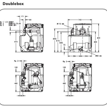 Drenobox 600 litros doble - Imagen 2